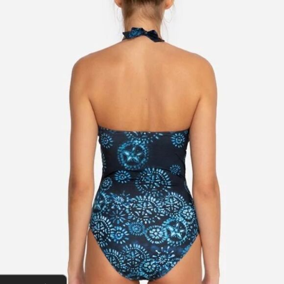 Johnny Was Annia Twist Floral One-Piece Swimsuit Size XS - Picture 7 of 16